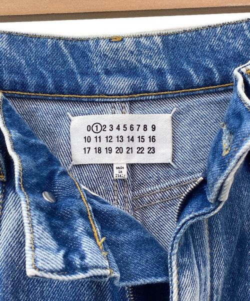 Maison Margiela（メゾンマルジェラ）Maison Margiela (メゾンマルジェラ) スラッシュディテール デニムパンツ インディゴ サイズ:38の古着・服飾アイテム