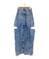 Maison Margiela (メゾンマルジェラ) スラッシュディテール デニムパンツ インディゴ サイズ:38：74800円