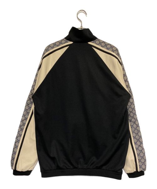 GUCCI（グッチ）GUCCI (グッチ) Oversize Technical Jersey Jacket ブラック×ホワイト サイズ:Sの古着・服飾アイテム