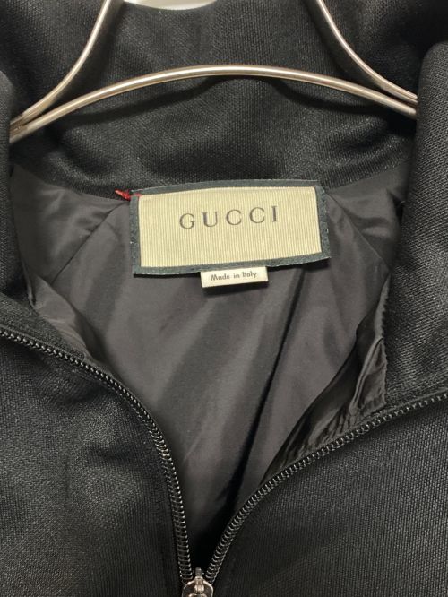 GUCCI（グッチ）GUCCI (グッチ) Oversize Technical Jersey Jacket ブラック×ホワイト サイズ:Sの古着・服飾アイテム