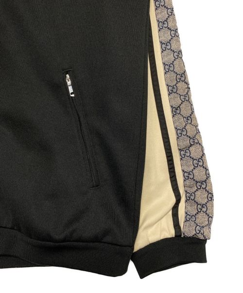 GUCCI（グッチ）GUCCI (グッチ) Oversize Technical Jersey Jacket ブラック×ホワイト サイズ:Sの古着・服飾アイテム