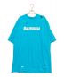BALENCIAGA（バレンシアガ）の古着「Caps Destroyed Flatground Tee」｜ターコイズブルー