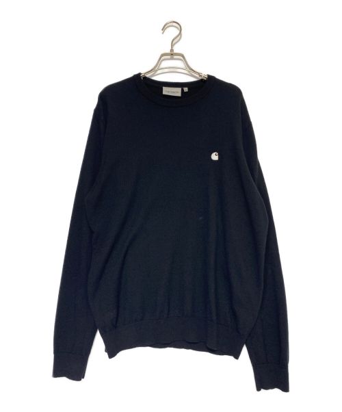 Carhartt WIP（カーハート ワーク イン プログレス）Carhartt WIP (カーハートダブリューアイピー) ニット ブラック サイズ:Mの古着・服飾アイテム