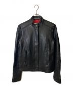 GUCCIグッチ）の古着「RIDERS JACKET」｜ブラック