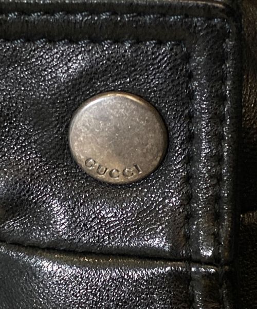 GUCCI（グッチ）GUCCI (グッチ) RIDERS JACKET ブラック サイズ:40の古着・服飾アイテム