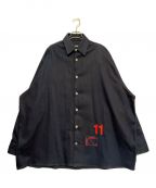 RAF SIMONSラフシモンズ）の古着「DENIM EASY FIT SHIRT」｜ネイビー