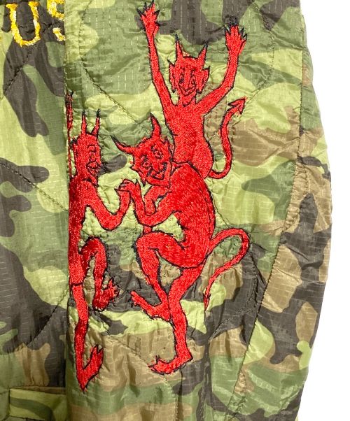 SAINT MICHAEL（セントマイケル）SAINT MICHAEL (セントマイケル) VIETNAM JAMPER カーキ サイズ:Lの古着・服飾アイテム