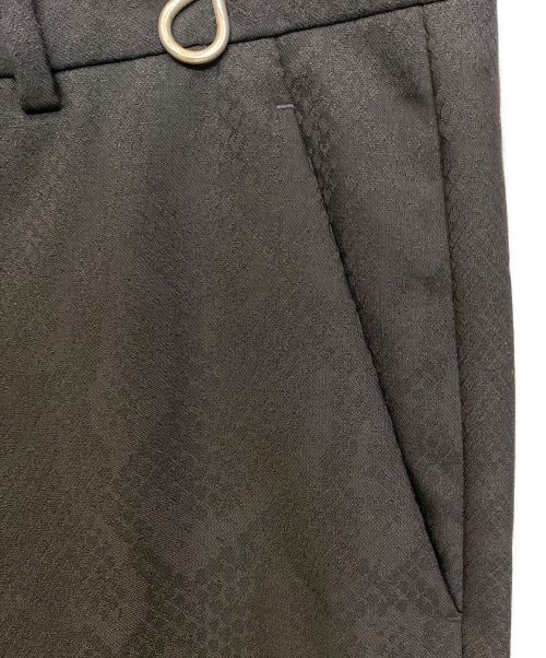 Dior（ディオール）Dior (ディオール) パイソン柄スラックス ブラック サイズ:SIZE 50の古着・服飾アイテム