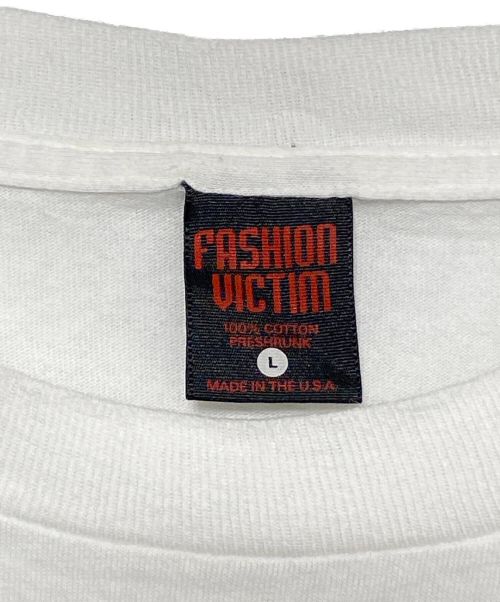 FASHION VICTIM（ファッションヴィクティム）FASHION VICTIM (ファッションヴィクティム) AKIRA (アキラ) 金田プリントロングスリーブTシャツ ホワイト サイズ:Lの古着・服飾アイテム