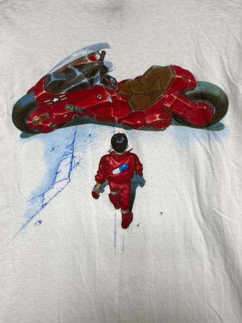 FASHION VICTIM（ファッションヴィクティム）FASHION VICTIM (ファッションヴィクティム) AKIRA (アキラ) 金田プリントロングスリーブTシャツ ホワイト サイズ:Lの古着・服飾アイテム