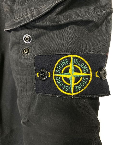 STONE ISLAND（ストーンアイランド）STONE ISLAND (ストーンアイランド) OLD DYE TREATMENT PANTS ブラック サイズ:SIZE 76cm (W30)の古着・服飾アイテム
