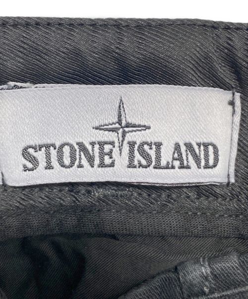 STONE ISLAND（ストーンアイランド）STONE ISLAND (ストーンアイランド) OLD DYE TREATMENT PANTS ブラック サイズ:SIZE 76cm (W30)の古着・服飾アイテム