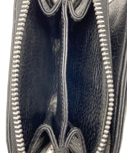 CHROME HEARTS（クロムハーツ）CHROME HEARTS (クロムハーツ) ジップビル ウォレット ブラック サイズ:-の古着・服飾アイテム