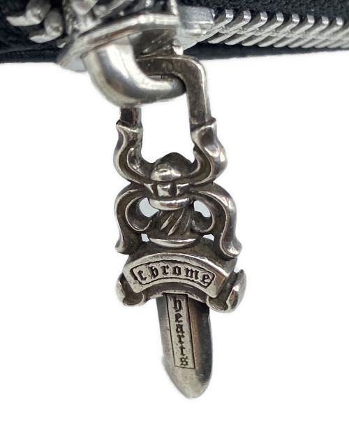 CHROME HEARTS（クロムハーツ）CHROME HEARTS (クロムハーツ) ジップビル ウォレット ブラック サイズ:-の古着・服飾アイテム