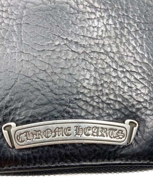 CHROME HEARTS（クロムハーツ）CHROME HEARTS (クロムハーツ) ジップビル ウォレット ブラック サイズ:-の古着・服飾アイテム