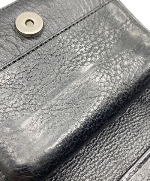 CHROME HEARTS（クロムハーツ）CHROME HEARTS (クロムハーツ) ジップビル ウォレット ブラック サイズ:-の古着・服飾アイテム