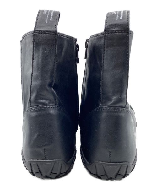 TAKAHIROMIYASHITA TheSoloIst.（タカヒロミヤシタ ザソロイスト）TAKAHIROMIYASHITA TheSoloIst. (タカヒロミヤシタ ザソロイスト) suicoke (スイコック) FIVE FINGERS CHELSEA BOOTS ブラック サイズ:46の古着・服飾アイテム