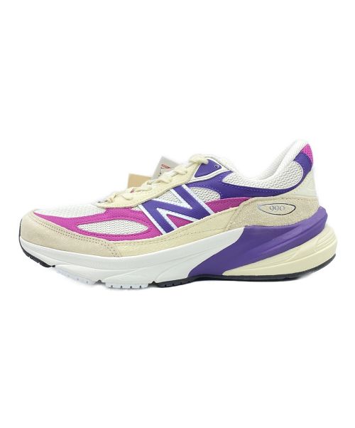 NEW BALANCE（ニューバランス）NEW BALANCE (ニューバランス) U990TD6 ホワイト×パープル サイズ:27.5cm(US 9.5)の古着・服飾アイテム