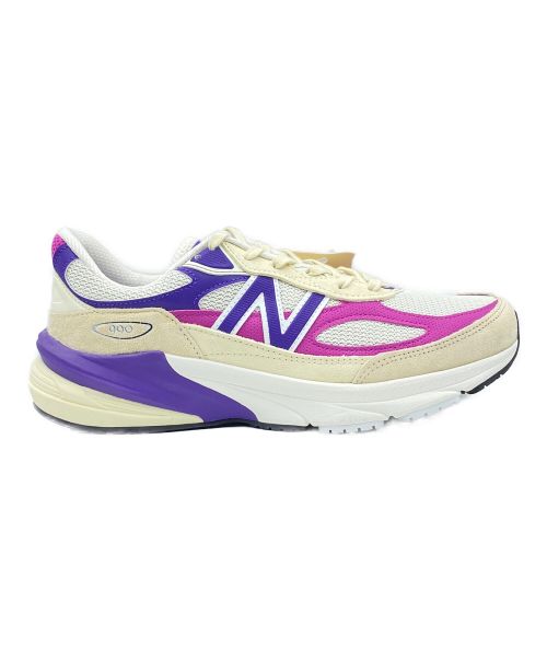 NEW BALANCE（ニューバランス）NEW BALANCE (ニューバランス) U990TD6 ホワイト×パープル サイズ:27.5cm(US 9.5)の古着・服飾アイテム