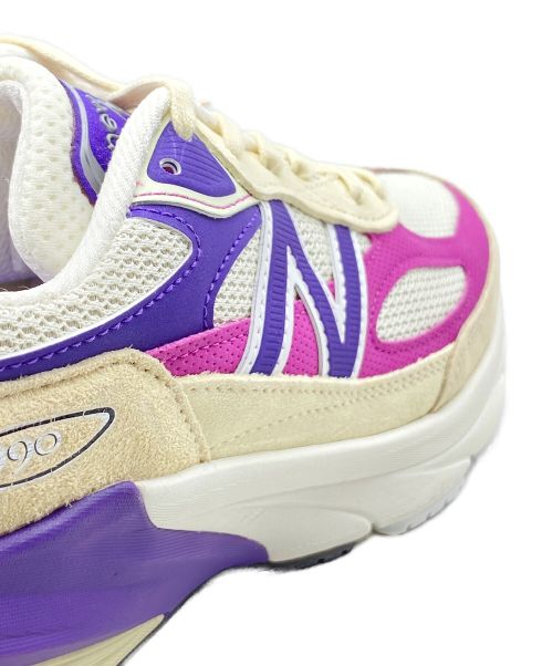 NEW BALANCE（ニューバランス）NEW BALANCE (ニューバランス) U990TD6 ホワイト×パープル サイズ:27.5cm(US 9.5)の古着・服飾アイテム