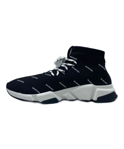 BALENCIAGA（バレンシアガ）BALENCIAGA (バレンシアガ) スピードレースアップオールオーバーロゴ ブラック サイズ:SIZE 42の古着・服飾アイテム