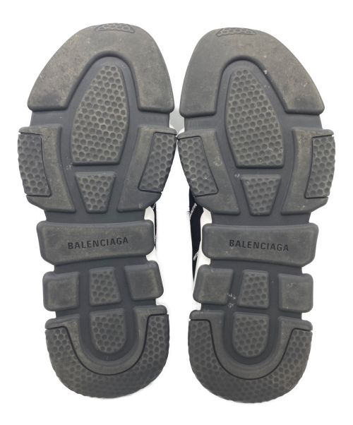 BALENCIAGA（バレンシアガ）BALENCIAGA (バレンシアガ) スピードレースアップオールオーバーロゴ ブラック サイズ:SIZE 42の古着・服飾アイテム
