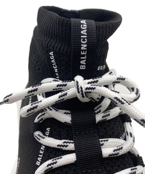 BALENCIAGA（バレンシアガ）BALENCIAGA (バレンシアガ) スピードレースアップオールオーバーロゴ ブラック サイズ:SIZE 42の古着・服飾アイテム