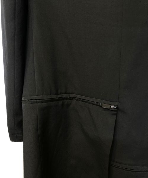 Yohji Yamamoto pour homme（ヨウジヤマモト プールオム）Yohji Yamamoto pour homme (ヨウジヤマモト プールオム) ウールギャバスタンドファスナージャケット ブラック サイズ:2の古着・服飾アイテム