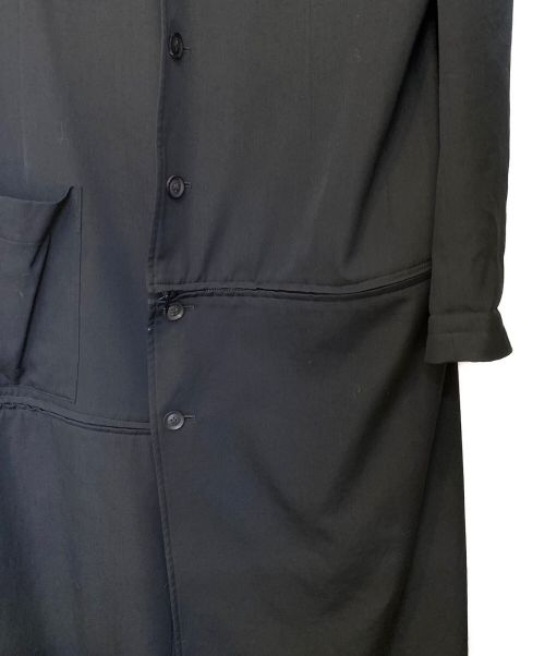 Yohji Yamamoto pour homme（ヨウジヤマモト プールオム）Yohji Yamamoto pour homme (ヨウジヤマモト プールオム) ウールギャバスタンドファスナージャケット ブラック サイズ:2の古着・服飾アイテム