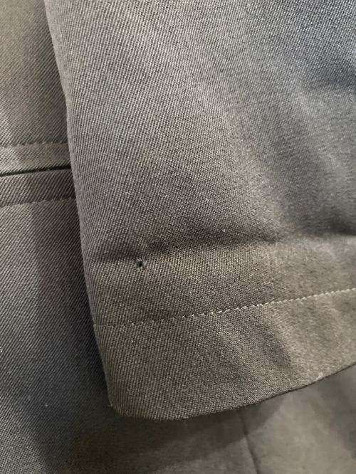 Yohji Yamamoto pour homme（ヨウジヤマモト プールオム）Yohji Yamamoto pour homme (ヨウジヤマモト プールオム) ウールギャバスタンドファスナージャケット ブラック サイズ:2の古着・服飾アイテム