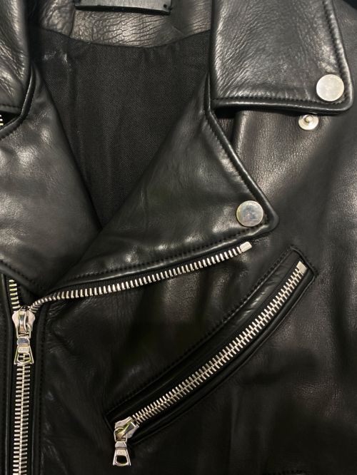 AMIRI（アミリ）AMIRI (アミリ) ライダースジャケット ブラック サイズ:Sの古着・服飾アイテム