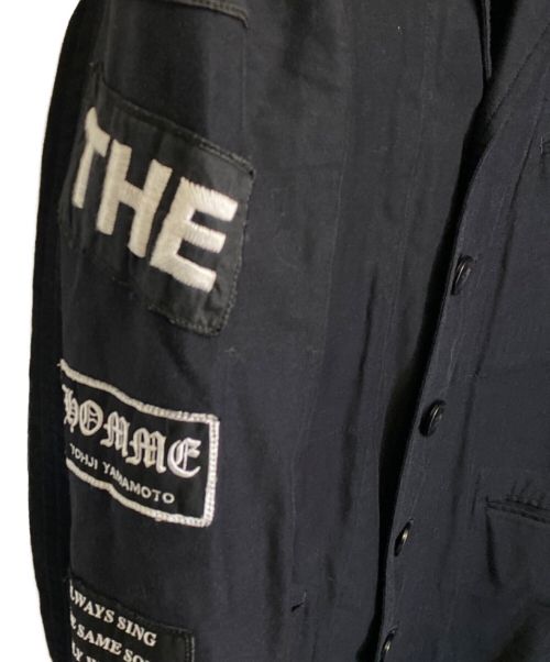 Yohji Yamamoto pour homme（ヨウジヤマモト プールオム）Yohji Yamamoto pour homme (ヨウジヤマモト プールオム) READYMADE (レディメイド) Picked Long Jacket ブラック サイズ:2の古着・服飾アイテム