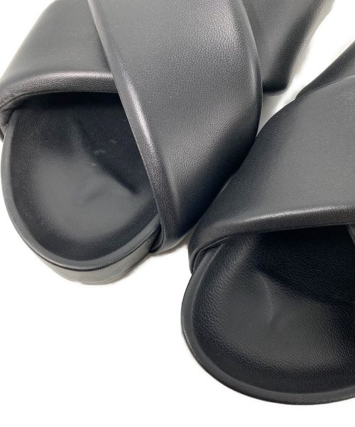 JIL SANDER（ジルサンダー）JIL SANDER (ジルサンダー) スライドサンダル ブラック サイズ:43の古着・服飾アイテム