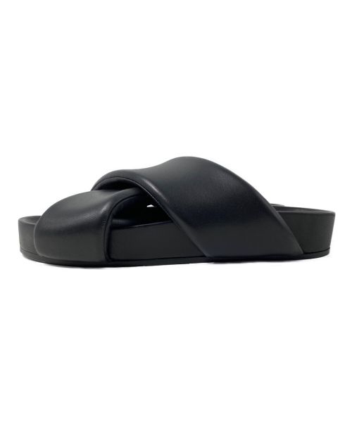 JIL SANDER（ジルサンダー）JIL SANDER (ジルサンダー) スライドサンダル ブラック サイズ:43の古着・服飾アイテム