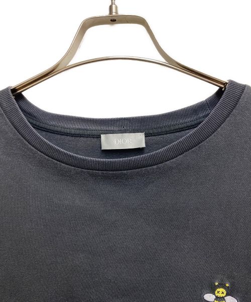 Dior（ディオール）Dior (ディオール) KAWS (カウズ) エンブロイダリーTシャツ ブラック サイズ:XLの古着・服飾アイテム