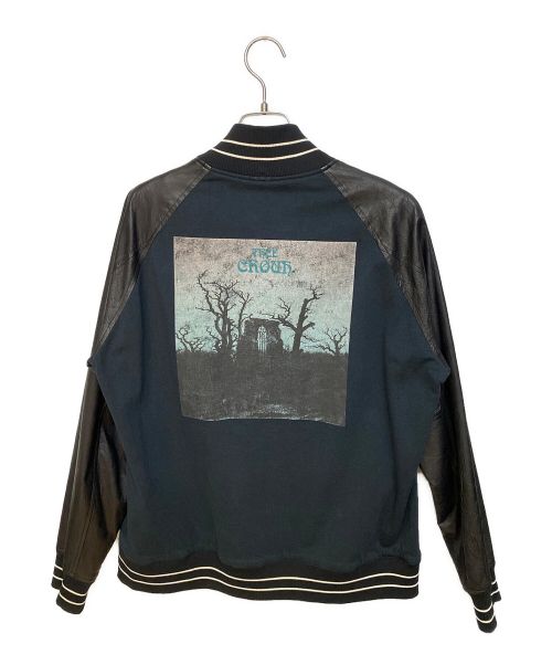 UNDERCOVER（アンダーカバー）UNDERCOVER (アンダーカバー) T 期  レザー 切替 スタジャン ブラック サイズ:2の古着・服飾アイテム