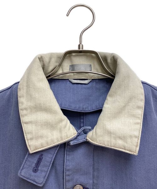 Dior（ディオール）Dior (ディオール) 23SS ヘリンボーンカバーオール インディゴ サイズ:48の古着・服飾アイテム