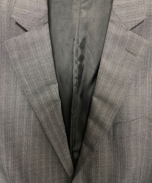 BALENCIAGA（バレンシアガ）BALENCIAGA (バレンシアガ) ラバーロゴテーラードジャケット グレー サイズ:42の古着・服飾アイテム