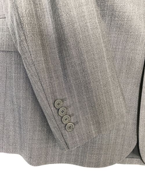 BALENCIAGA（バレンシアガ）BALENCIAGA (バレンシアガ) ラバーロゴテーラードジャケット グレー サイズ:42の古着・服飾アイテム