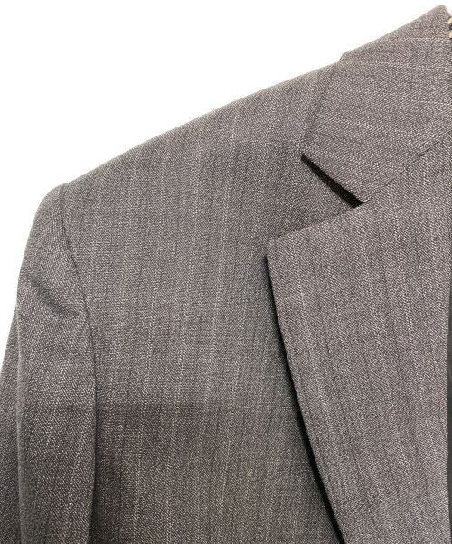 BALENCIAGA（バレンシアガ）BALENCIAGA (バレンシアガ) ラバーロゴテーラードジャケット グレー サイズ:42の古着・服飾アイテム