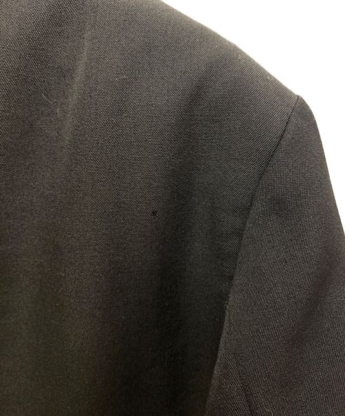 Yohji Yamamoto pour homme（ヨウジヤマモト プールオム）Yohji Yamamoto pour homme (ヨウジヤマモト プールオム) フラシ胸あて釦止めJKT ブラック サイズ:2の古着・服飾アイテム