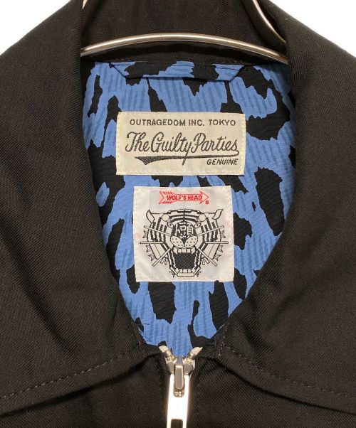 WACKO MARIA（ワコマリア）WACKO MARIA (ワコマリア) WOLF'S HEAD (ウルフズヘッド) VIETNAM JACKET  ブラック サイズ:Mの古着・服飾アイテム