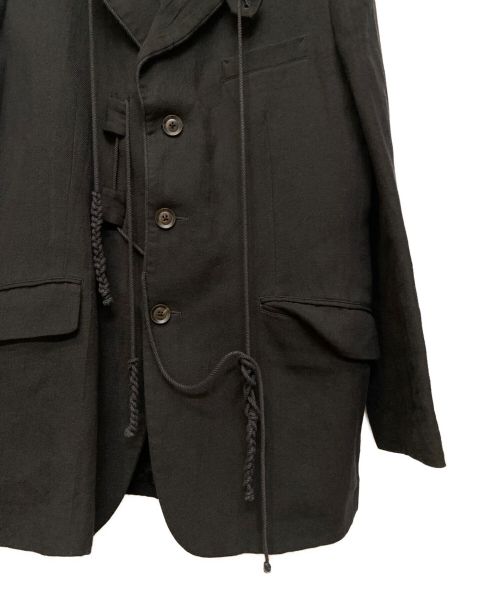 Yohji Yamamoto pour homme（ヨウジヤマモト プールオム）Yohji Yamamoto pour homme (ヨウジヤマモト プールオム) コードデザインジャケット ブラック サイズ:2の古着・服飾アイテム