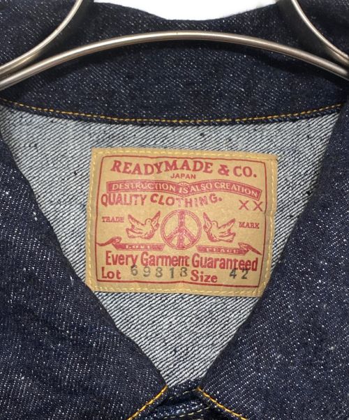 READYMADE（レディメイド）READYMADE (レディメイド) DENIM JACKET インディゴ サイズ:3の古着・服飾アイテム