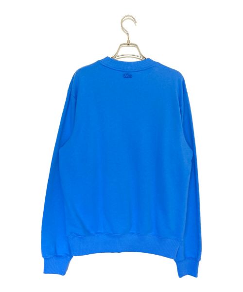 LACOSTE（ラコステ）LACOSTE (ラコステ) NETFLIX (ネットフリックス) アレンジワニロゴクルーネックスウェット スカイブルー サイズ:SIZE 4の古着・服飾アイテム