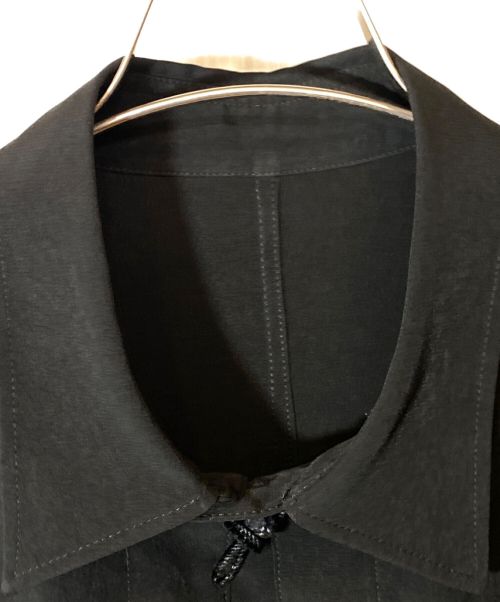 Yohji Yamamoto pour homme（ヨウジヤマモト プールオム）Yohji Yamamoto pour homme (ヨウジヤマモト プールオム) チャイナ ボタン ロング ブラウス ブラック サイズ:1の古着・服飾アイテム