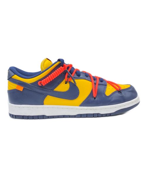 NIKE（ナイキ）NIKE (ナイキ) OFFWHITE (オフホワイト) DUNK LOW 'UNIVERSITY GOLD' イエロー×ネイビー サイズ:27cm(US 9)の古着・服飾アイテム