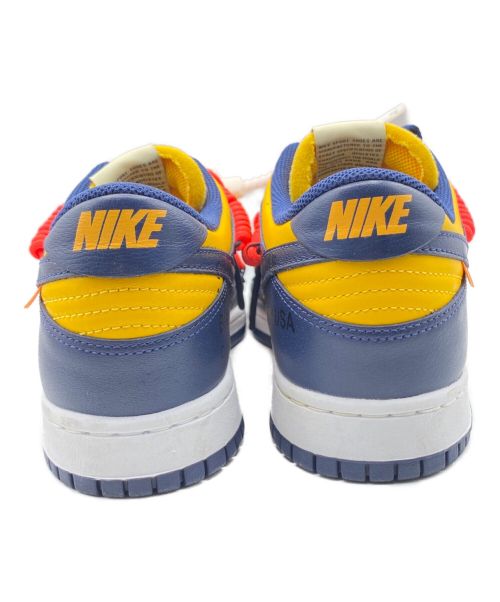 NIKE（ナイキ）NIKE (ナイキ) OFFWHITE (オフホワイト) DUNK LOW 'UNIVERSITY GOLD' イエロー×ネイビー サイズ:27cm(US 9)の古着・服飾アイテム