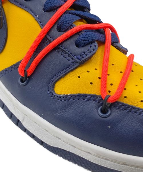 NIKE（ナイキ）NIKE (ナイキ) OFFWHITE (オフホワイト) DUNK LOW 'UNIVERSITY GOLD' イエロー×ネイビー サイズ:27cm(US 9)の古着・服飾アイテム