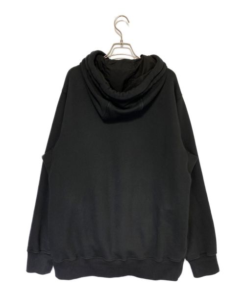 MONCLER GENIUS（モンクレール ジーニアス）MONCLER GENIUS (モンクレール ジーニアス) HOODIE GARMENT DYE ブラック サイズ:Mの古着・服飾アイテム